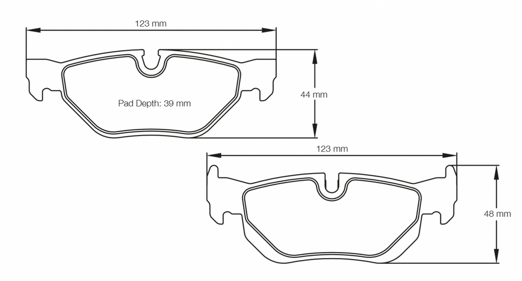 Pagid Racing 8035 RSL1 Compound Brake Pads