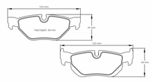 Load image into Gallery viewer, Pagid Racing 8035 RSL1 Compound Brake Pads