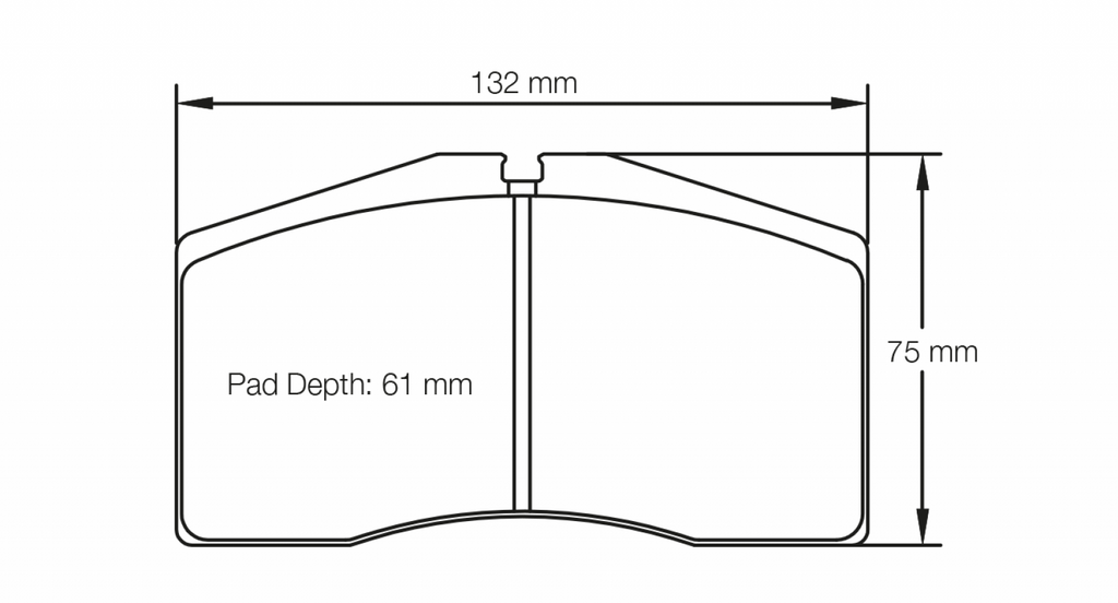 Pagid Racing 1908 RST1 Compound Brake Pads