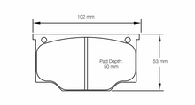 Load image into Gallery viewer, Pagid Racing Bizzarini 5300 GT, Huffaker Genie MK VIII, Peerless 2.0, TVR Griffith RSH42 Brake Pads