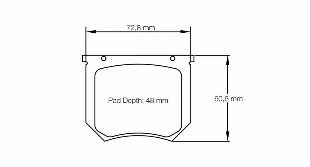 Pagid Racing 8032 RSH42 Compound Brake Pads