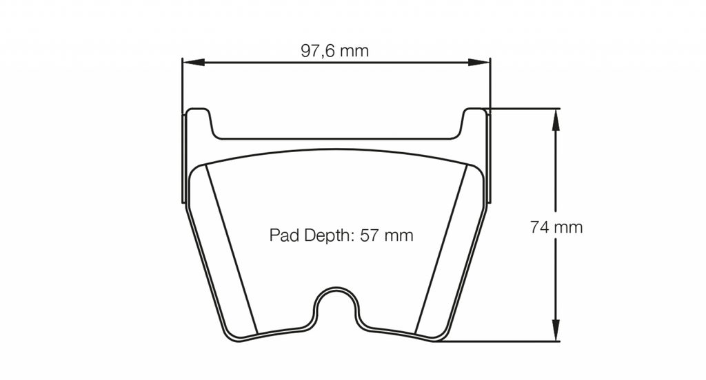 Pagid Racing 2931 RST1 Compound Brake Pads