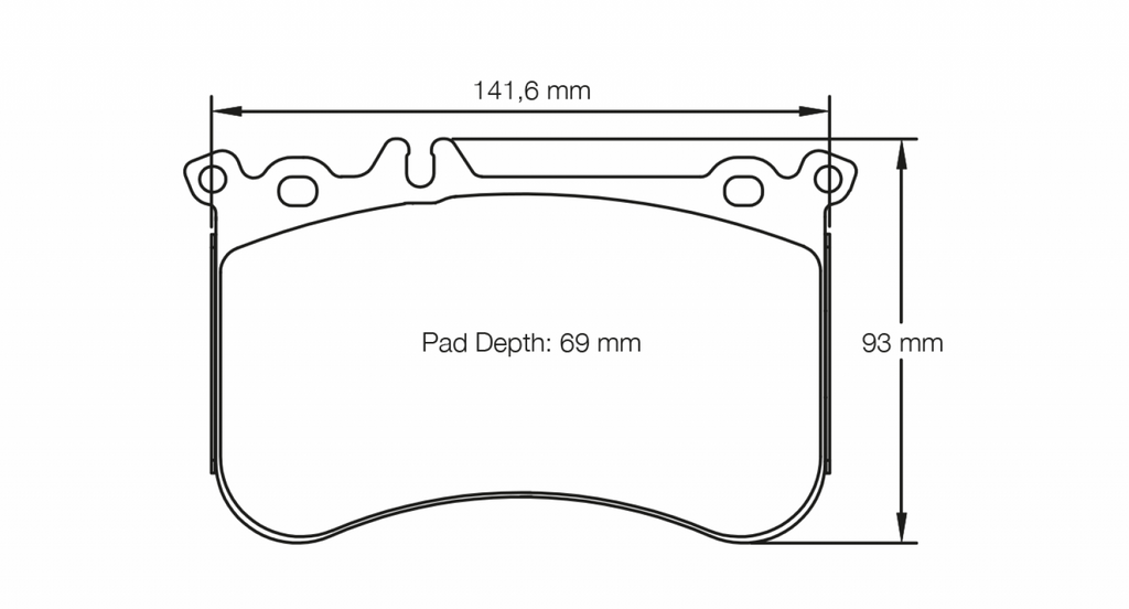 Pagid Racing 8188 RSL29 Compound Brake Pads