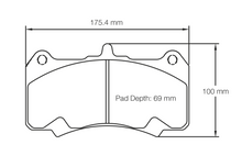 Carregar imagem no visualizador da galeria, Pagid Racing 8258 RST3 Compound Brake Pads
