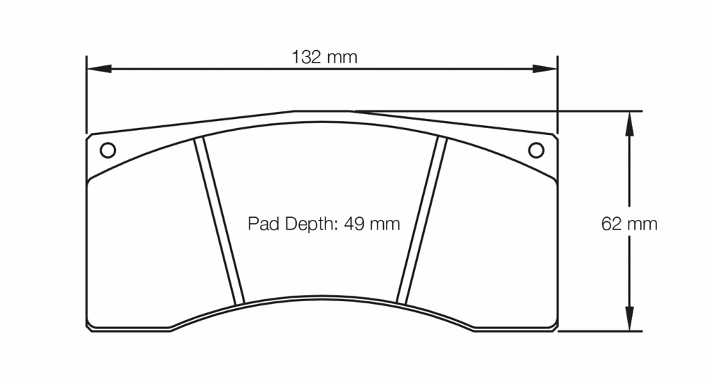 Pagid Racing 1674 RSL1 Compound Brake Pads