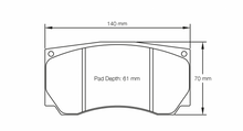 Load image into Gallery viewer, Pagid Racing 8033 RSL1 Compound Brake Pads