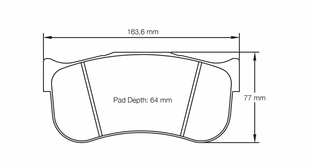Pagid Racing 8101 RST1 Compound Brake Pads