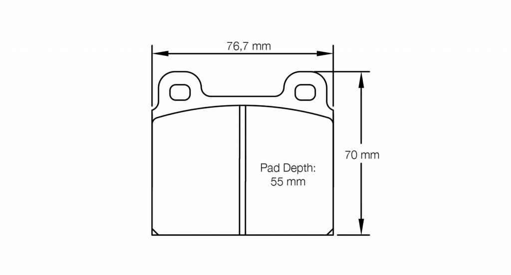 Pagid Racing 4501 RS14 Compound Brake Pads