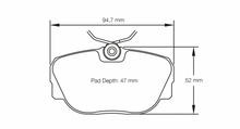 Load image into Gallery viewer, Pagid BMW E30 318is - 325i Front Brake Pads