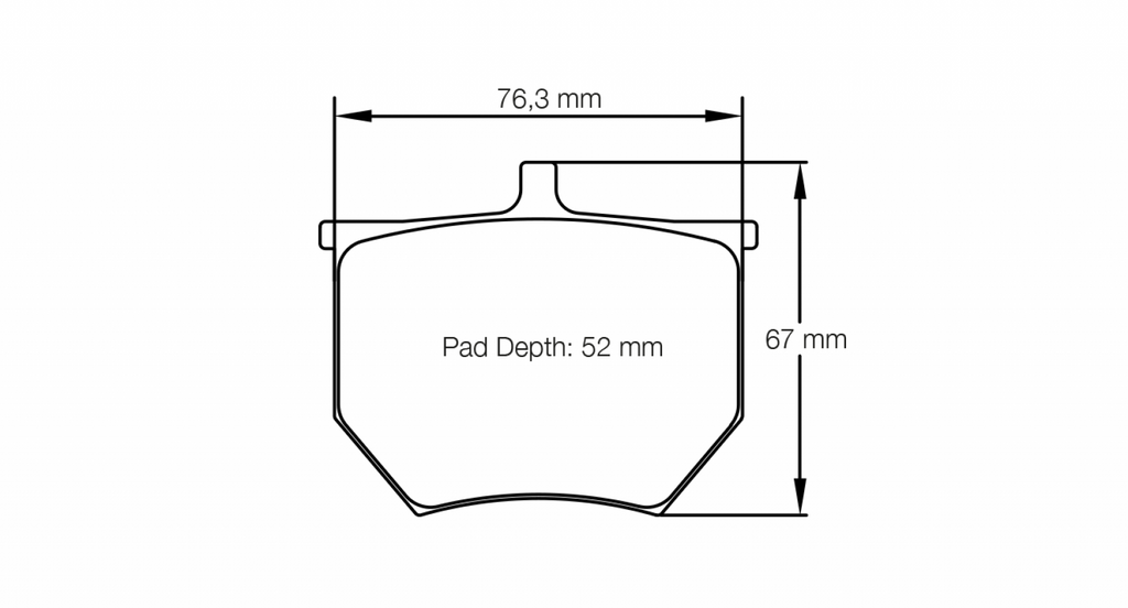Pagid Racing 8040 RSH29E Compound Brake Pads