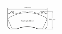 Carregar imagem no visualizador da galeria, Pagid Racing 8203 RSL29 Compound Brake Pads