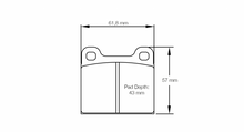 Carregar imagem no visualizador da galeria, Pagid Racing 4304 RS14 Compound Brake Pads