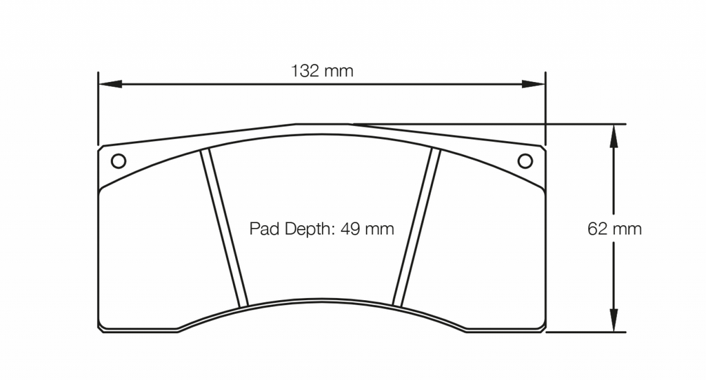 Pagid Racing 8191 RSL2 Compound Brake Pads