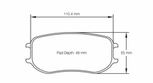 Carregar imagem no visualizador da galeria, Pagid Racing 4929 RST3 Compound Brake Pads