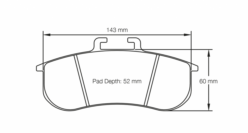 Pagid Racing 8197 RSL1 Compound Brake Pads