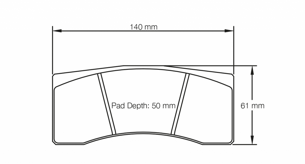 Pagid Racing 1619 RST1 Compound Brake Pads