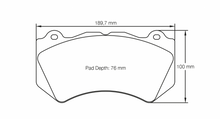 Load image into Gallery viewer, Pagid Racing 8083 RSC1 Compound Brake Pads