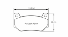 Carregar imagem no visualizador da galeria, Pagid Racing 8076 RSL29 Compound Brake Pads