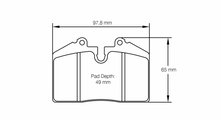 Load image into Gallery viewer, Pagid Racing 1916 RSH29E Compound Brake Pads