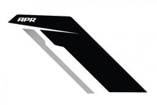 Load image into Gallery viewer, APR Sideburns - Black APR / Silver Stripe