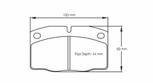 Carregar imagem no visualizador da galeria, Pagid Racing 9521 RSH42 Compound Brake Pads