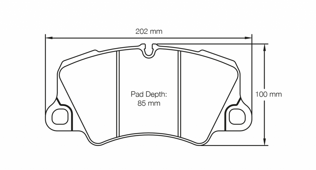 Pagid Racing 4580 RSL1 Compound Brake Pads