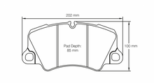 Load image into Gallery viewer, Pagid Racing 4580 RSL1 Compound Brake Pads