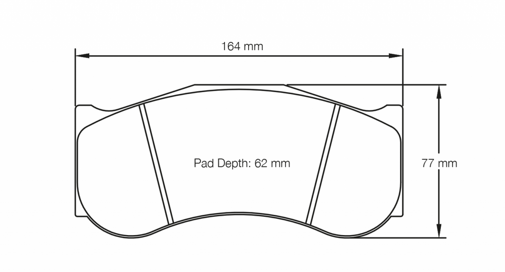 Pagid Racing 2017 RST1 Compound Brake Pads