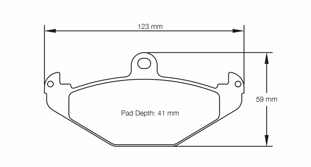 Pagid Racing 1682 RST3 Compound Brake Pads