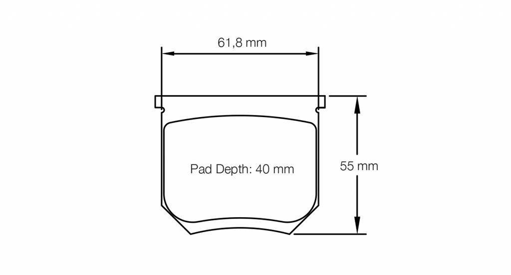 Pagid Racing 8055 RSH42 Compound Brake Pads