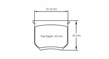 Carregar imagem no visualizador da galeria, Pagid Racing 8055 RSH42 Compound Brake Pads