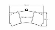 Load image into Gallery viewer, Pagid Racing 8018 RST1 Compound Brake Pads