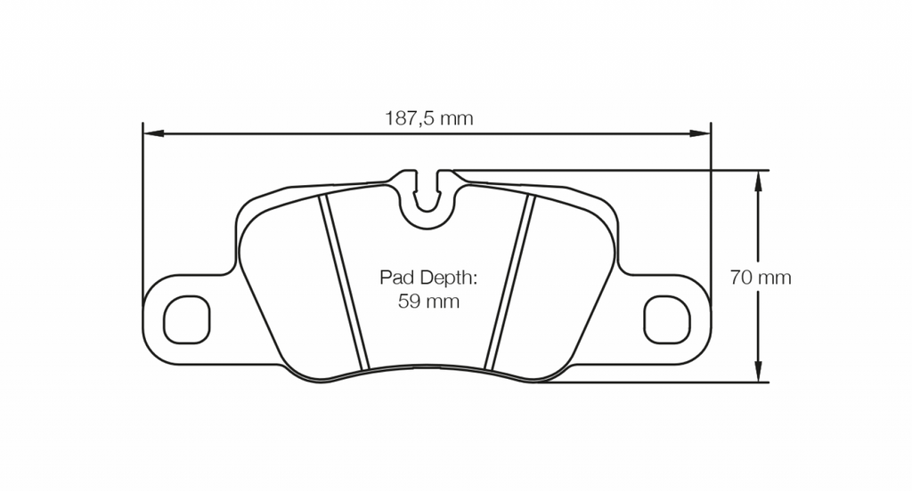 Pagid Racing 4909 RSC3 Compound Brake Pads