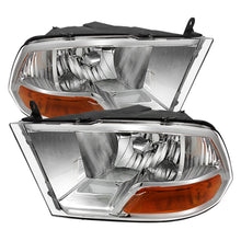 Carregar imagem no visualizador da galeria, Xtune Dodge Ram 1500 09-12 ( Non Quad Headlights ) Crystal Headlights Chrome HD-JH-DR09-AM-C
