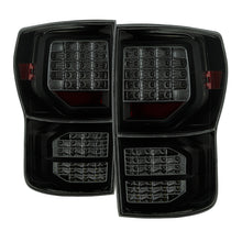 Carregar imagem no visualizador da galeria, Xtune Toyota Tundra 07-13 LED Tail Lights Black Smoked ALT-JH-TTU07-LED-G2-BSM