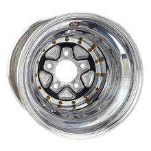 Carregar imagem no visualizador da galeria, Weld Alumastar Pro 16x16 / 5x5.5 BP / 5in. BS Black Wheel - Knurled Beadlock