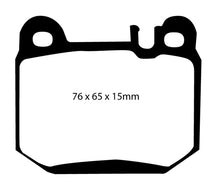 Carregar imagem no visualizador da galeria, EBC 04-07 Maserati Quattroporte 4.2 Redstuff Rear Brake Pads