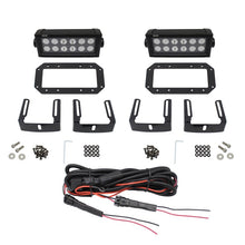 Carregar imagem no visualizador da galeria, Westin HDX Flush Mount B-FORCE LED Light Kit (Set of 2) w/wiring harness - Black