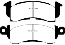 Carregar imagem no visualizador da galeria, EBC 73-74 Buick Apollo 4.1 Yellowstuff Front Brake Pads