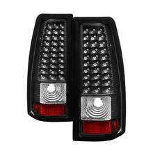 Carregar imagem no visualizador da galeria, Xtune Chevy Silverado 1500/2500/3500 99-02 LED Tail Lights Black ALT-ON-CS99-LED-BK