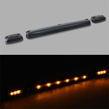 Carregar imagem no visualizador da galeria, Xtune Chevy Silverado 07-13 Amber LED Cab Roof Lights Smoke ACC-LED-CS07-CR-SM