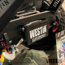 Carregar imagem no visualizador da galeria, Westin Winch Mount License Plate Re-locator - Black