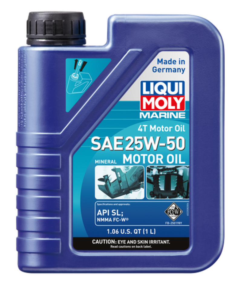 LIQUI MOLY 1L Marine 4T Motor Oil 25W50