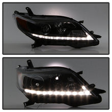 Carregar imagem no visualizador da galeria, Spyder Toyota Sienna 2011-2014  Projector Headlights - DRL LED - Black PRO-YD-TSEN11-DRL-BK