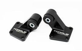 Torque Solution 03-06 Suportes de diferencial traseiro Mitsubishi EVO VII-IX Billet - Preto