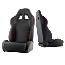 Carregar imagem no visualizador da galeria, Xtune Sp2 Style Racing Seat Carbon Pu (Double Slider) Black/Black Passenger Side RST-SP2-02-BK-PA