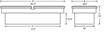 Load image into Gallery viewer, Lund 82-05 Chevy S10 (Long Bed) Ultima Dual Lid Gull Wing Crossover Tool Box - Brite