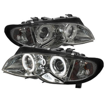 Carregar imagem no visualizador da galeria, Spyder BMW E46 3-Series 02-05 4DR Projector Headlights 1PC LED Halo Chrm PRO-YD-BMWE4602-4D-AM-C