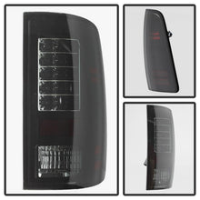 Carregar imagem no visualizador da galeria, Spyder Dodge Ram 1500 09-14 LED Tail Lights Incandescent- Blk Smke ALT-YD-DRAM09-LED-BSM