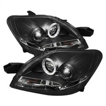 Carregar imagem no visualizador da galeria, Spyder Toyota Yaris 07-11 4Dr Projector Headlights LED Halo DRL Blk PRO-YD-TYA074D-DRL-BK